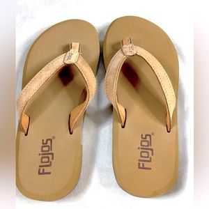 Flojos Thong Sandals 36D Leather Upper